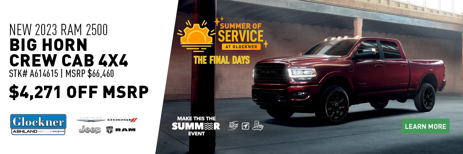 Chrysler Dodge Jeep Ram Deals and Specials Glockner of Ashland