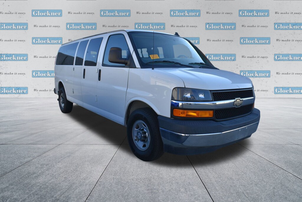 Used 2017 Chevrolet Express Passenger 3500 LT Van Extended Passenger Van