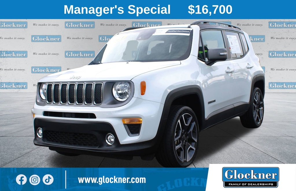 Used 2021 Jeep Renegade Limited SUV