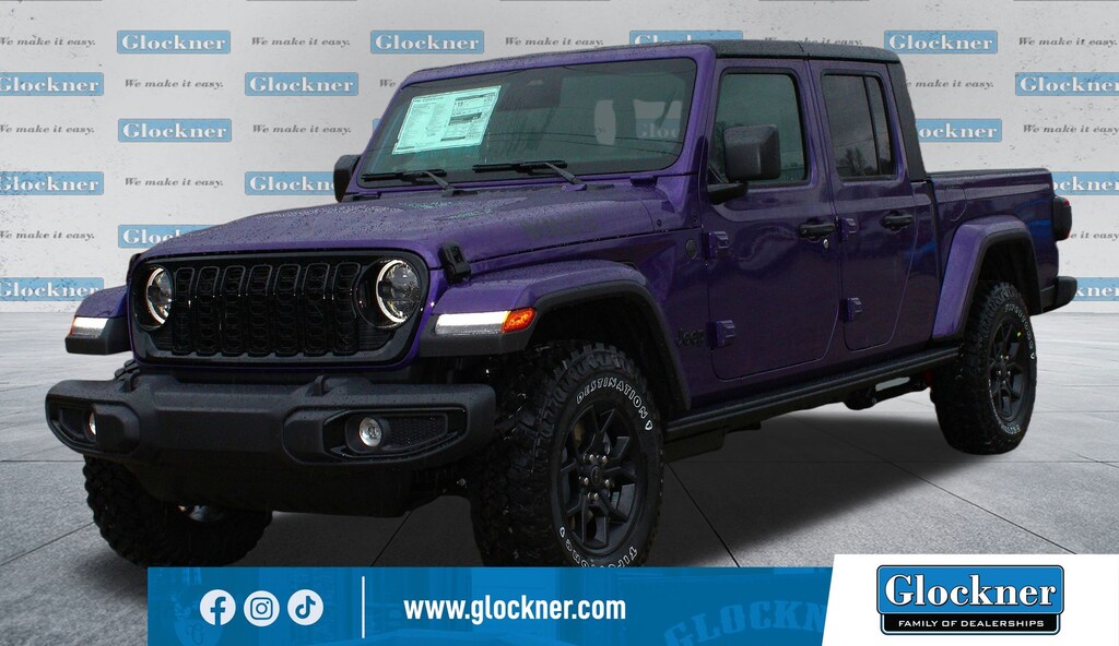 New 2026 Jeep Gladiator WILLYS 4X4 Pickup
