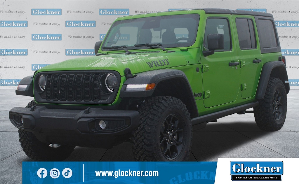 New 2026 Jeep Wrangler 4-DOOR WILLYS Sport Utility