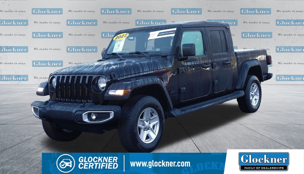 Certified 2022 Jeep Gladiator Sport Truck Crew Cab