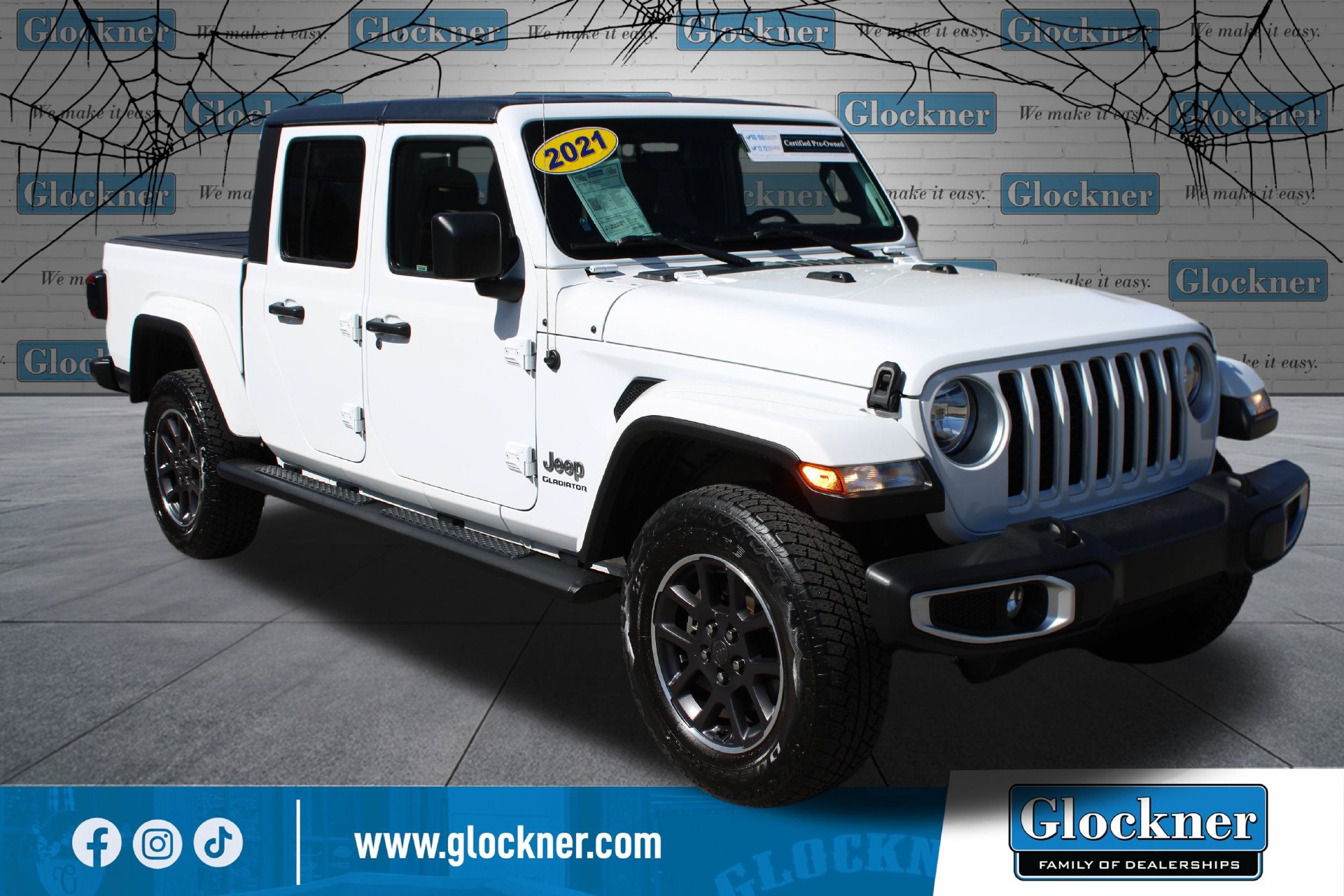 Certified 2021 Jeep Gladiator Overland Truck Crew Cab