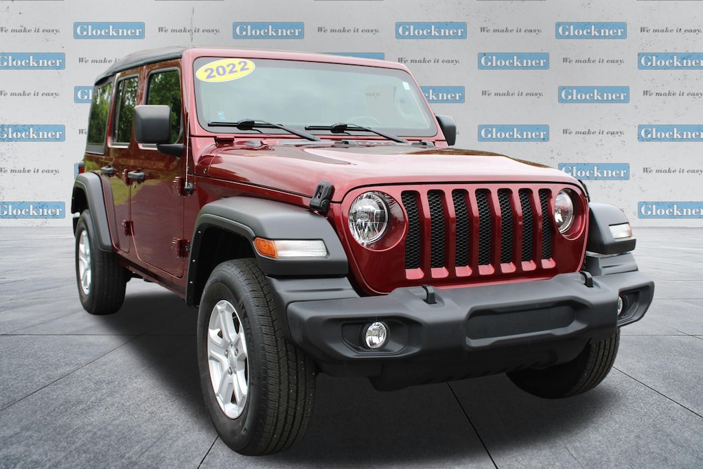 Certified 2022 Jeep Wrangler Unlimited Sport S SUV