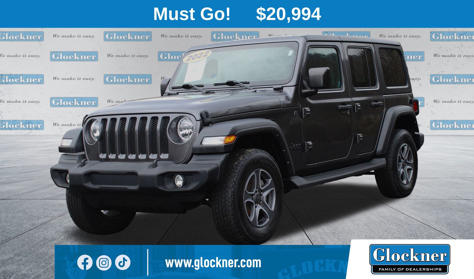 2022 Jeep Wrangler Unlimited Sport S SUV