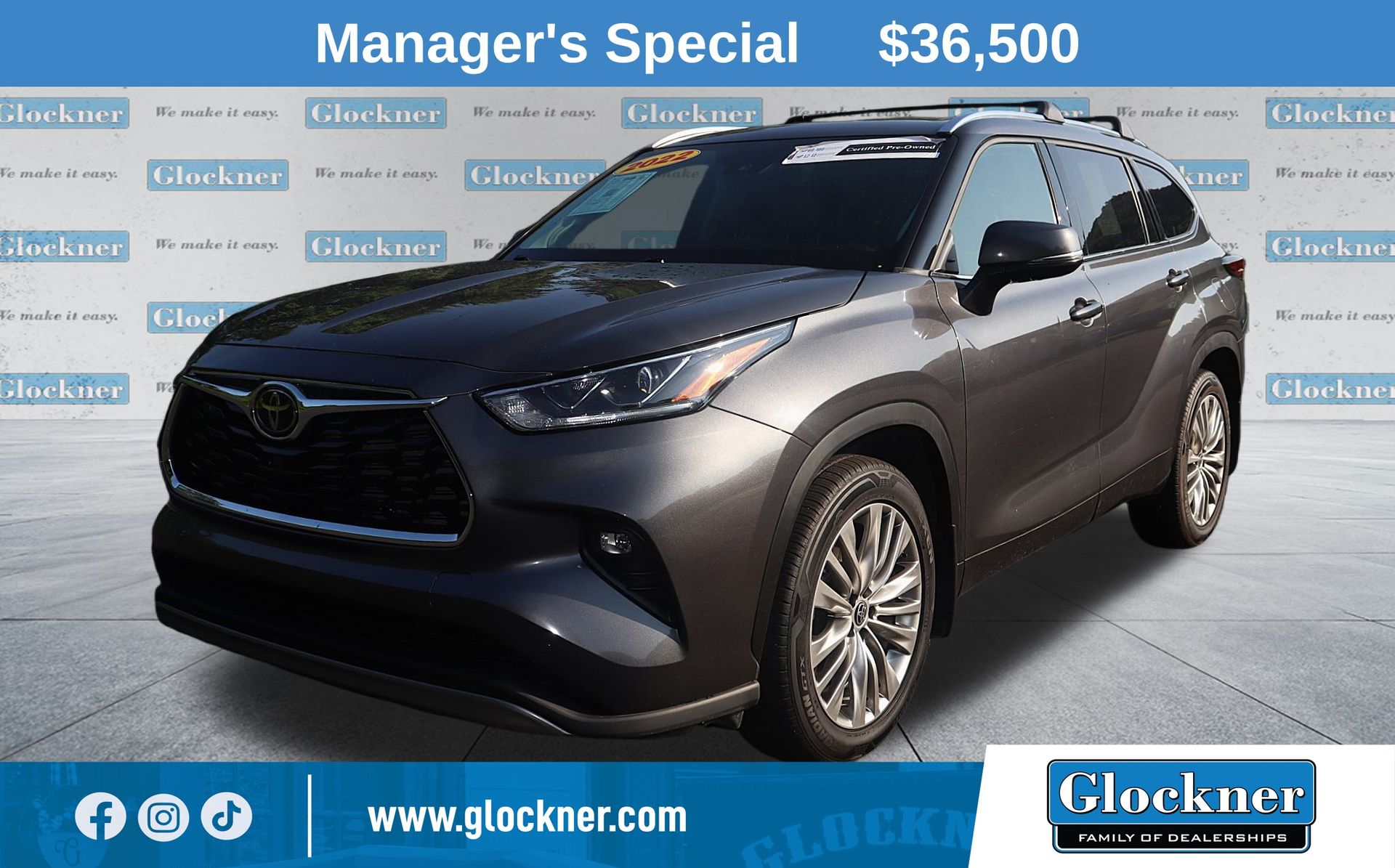 2022 Toyota Highlander Platinum