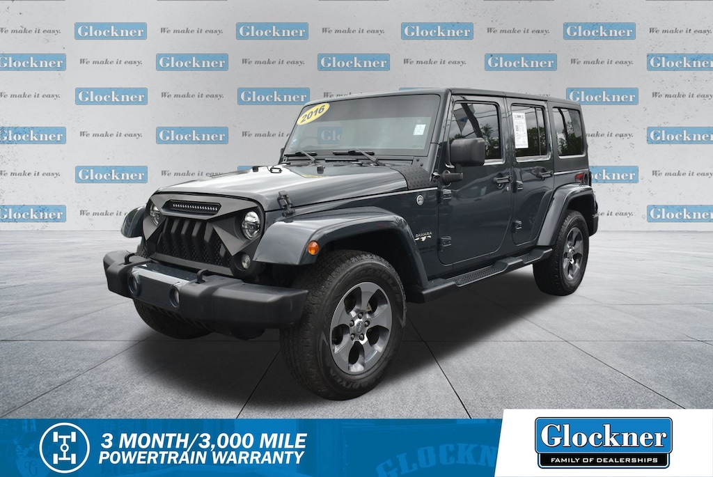 Used 2016 Jeep Wrangler JK Unlimited Sahara 4x4 SUV