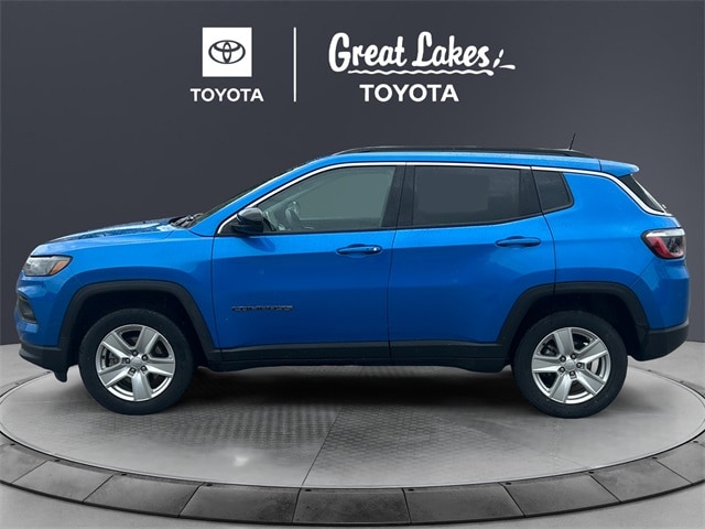 Used 2022 Jeep Compass Latitude with VIN 3C4NJDBB7NT123250 for sale in Findlay, OH