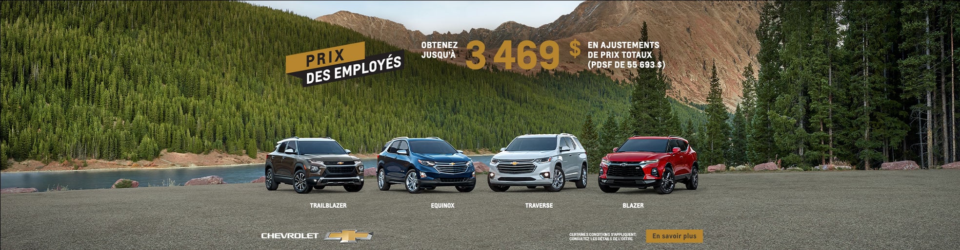 Boisvert Chevrolet Buick GMC Véhicules neufs et occasion à Blainville