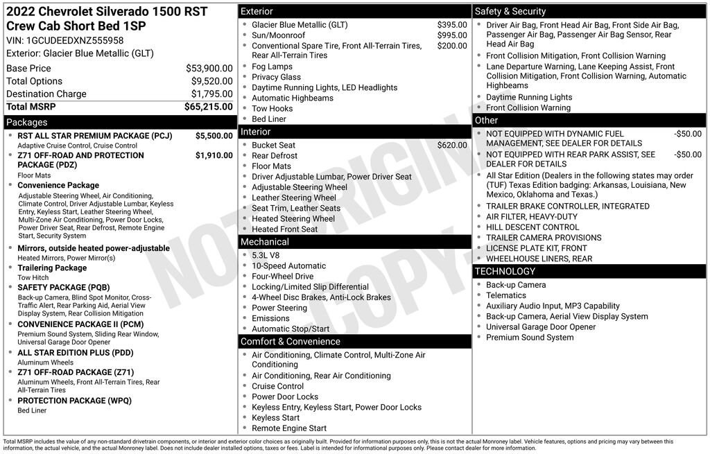 Used 2022 Chevrolet Silverado 1500 RST Truck
