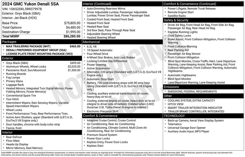 Used 2024 GMC Yukon Denali SUV