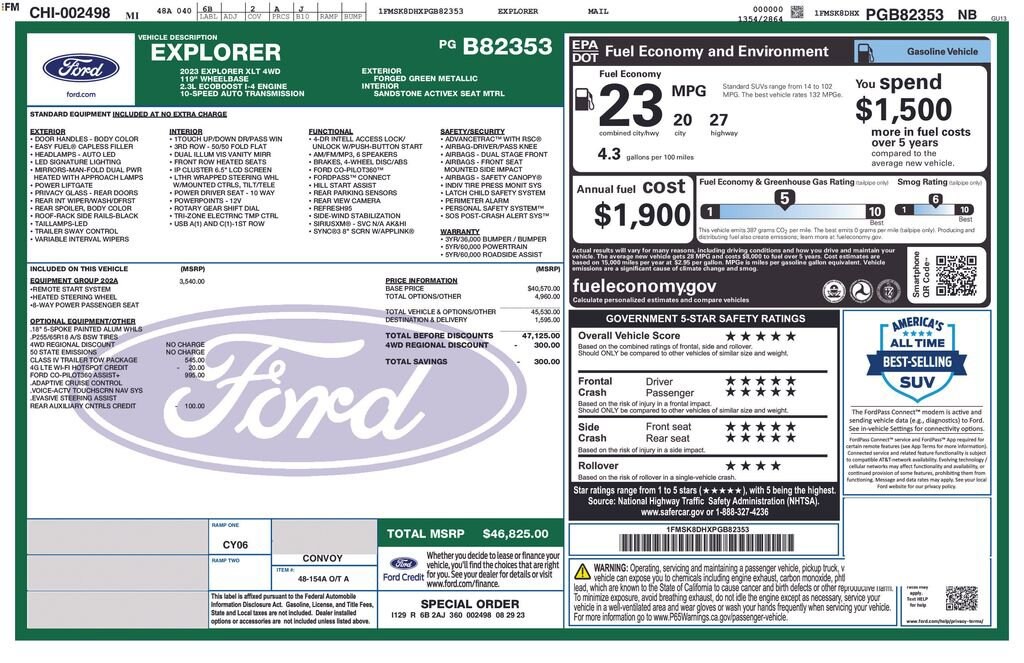 Used 2023 Ford Explorer XLT