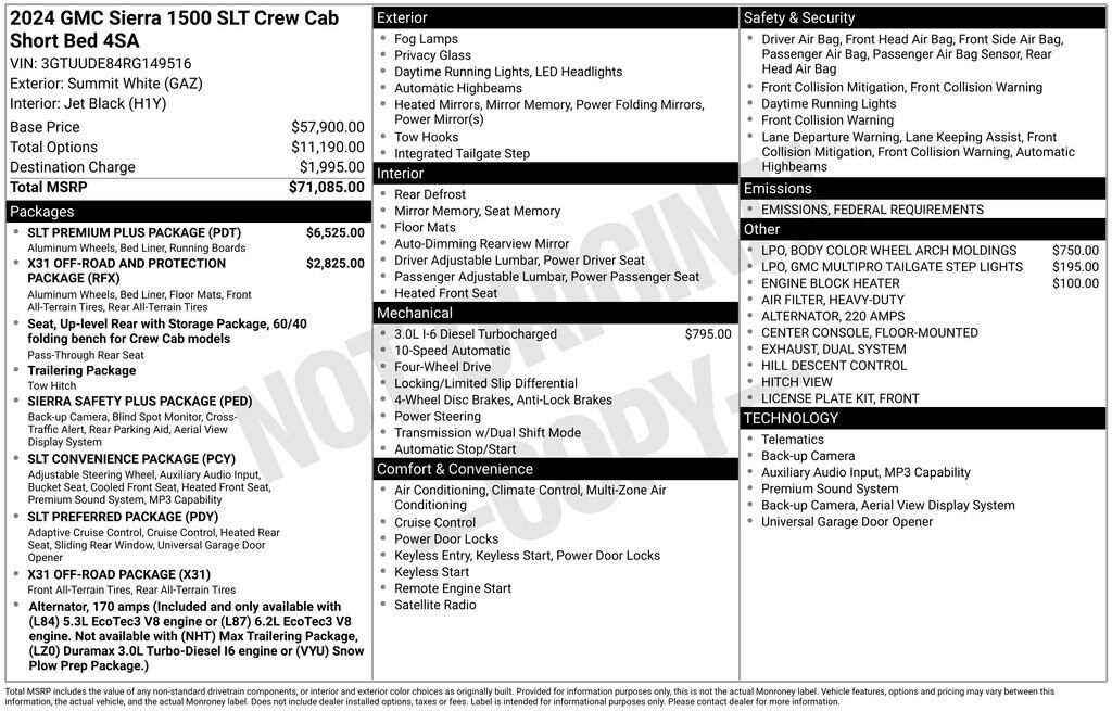 Used 2024 GMC Sierra 1500 SLT Truck