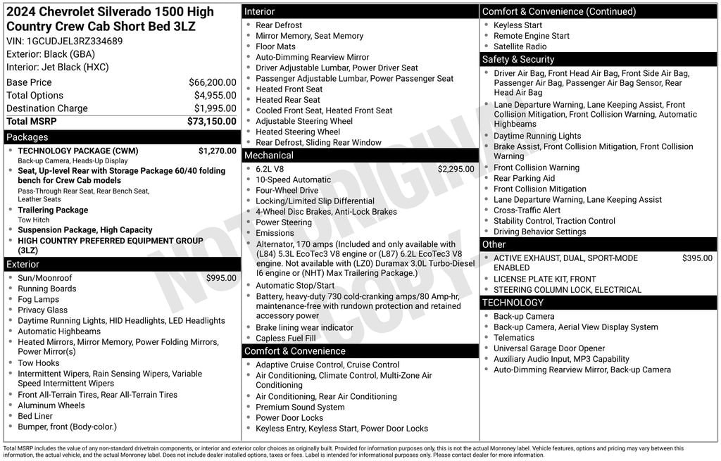 Used 2024 Chevrolet Silverado 1500 High Country Truck