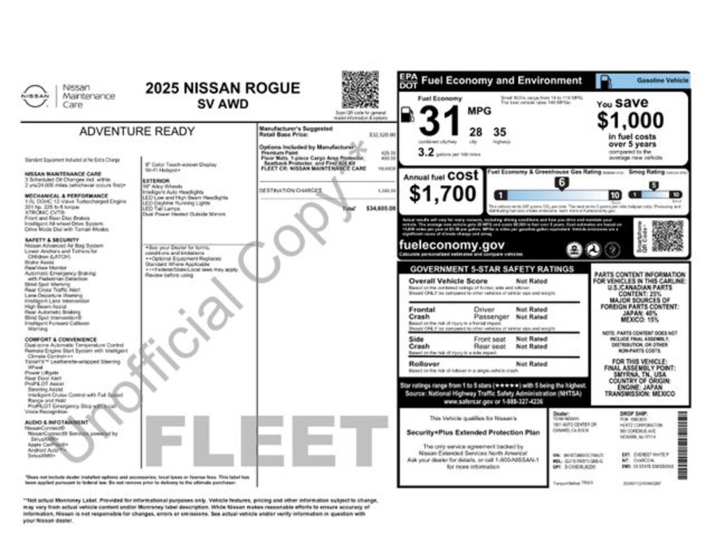 Used 2025 Nissan Rogue SV SUV