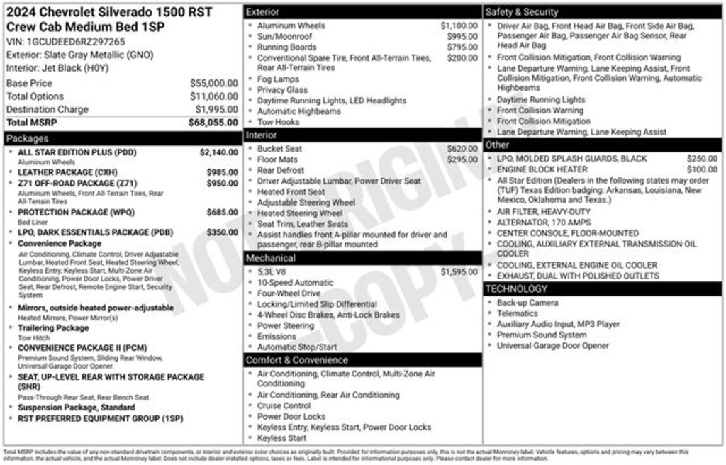 Used 2024 Chevrolet Silverado 1500 RST Truck Crew Cab