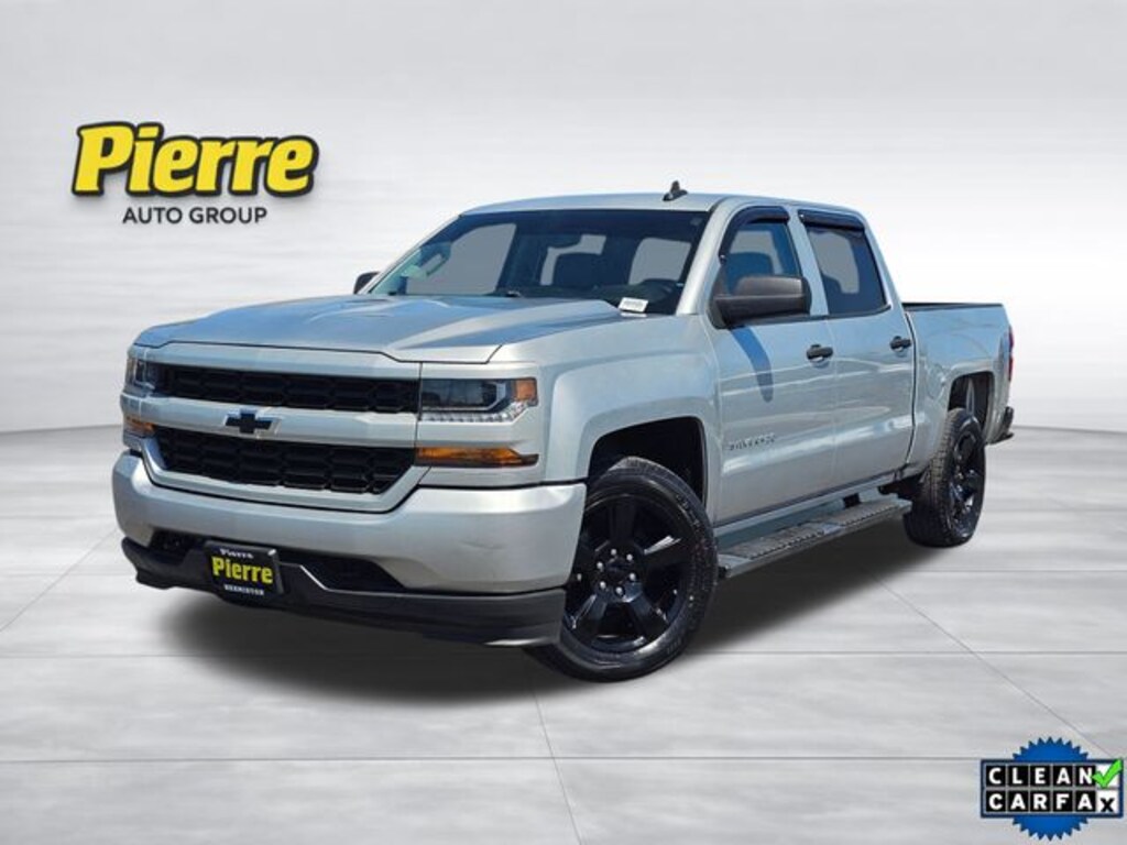 Used 2018 Chevrolet Silverado 1500 Custom Truck Crew Cab