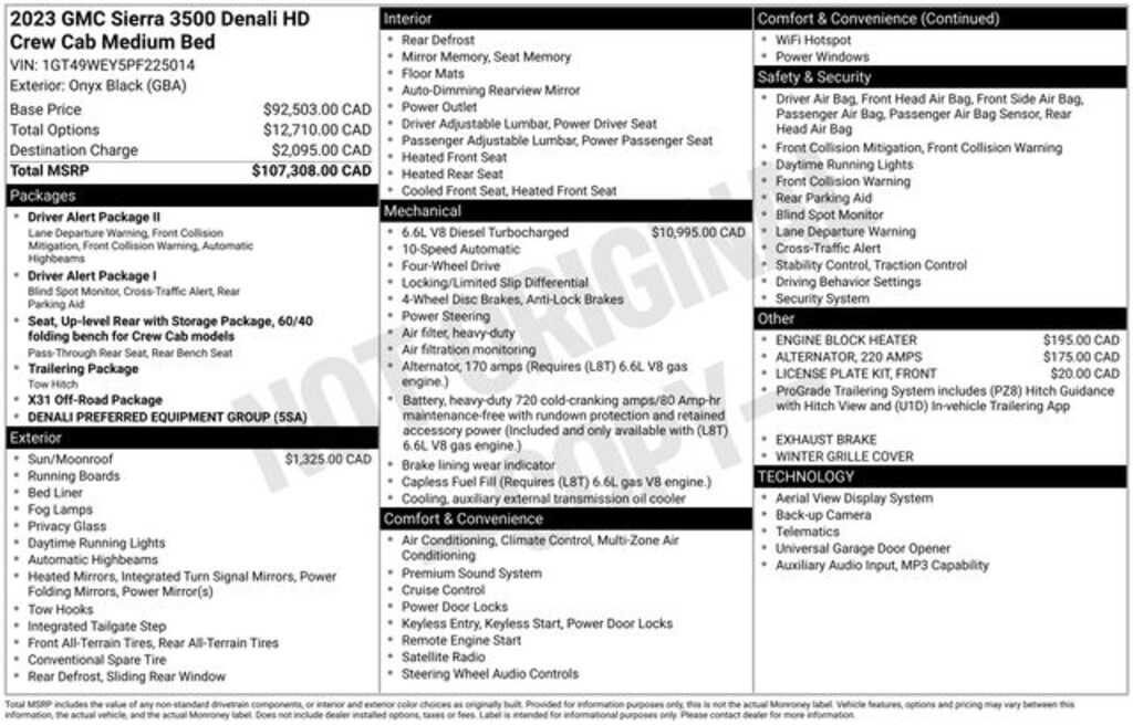 Used 2023 GMC Sierra 3500HD Denali Truck Crew Cab