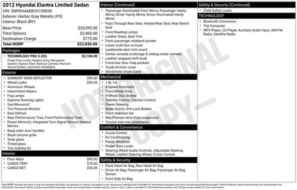 Used 2012 Hyundai Elantra GLS Sedan
