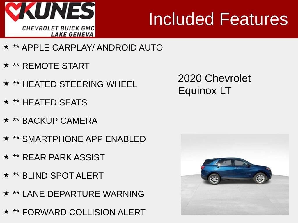 Used 2020 Chevrolet Equinox LT SUV