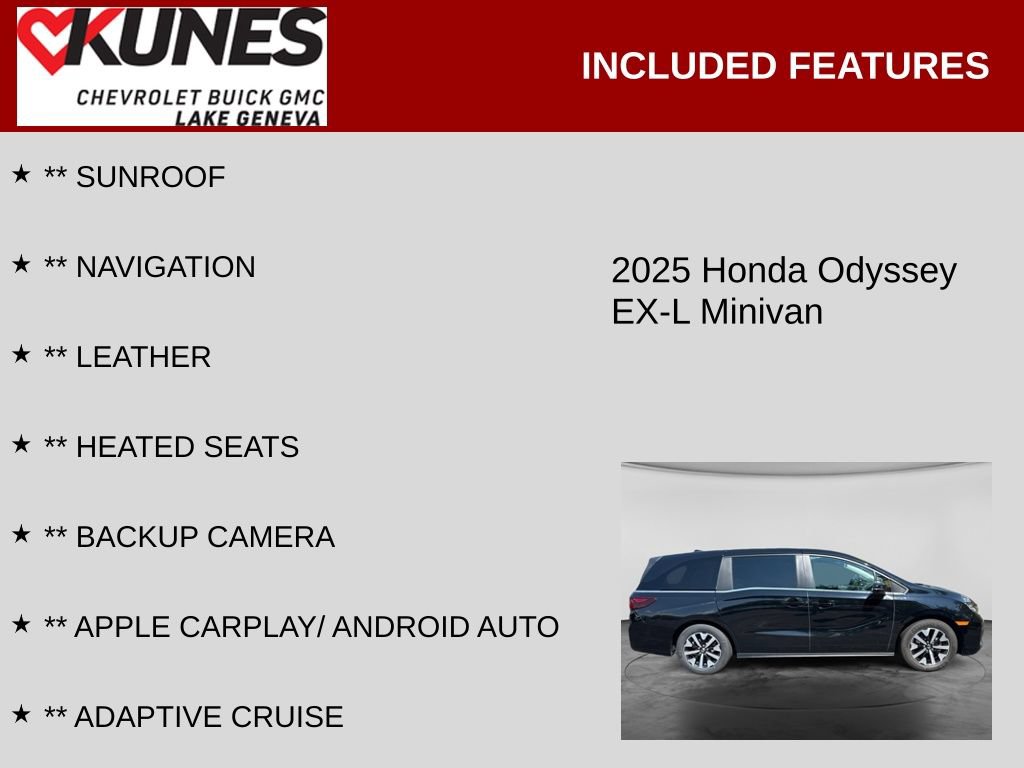 Used 2025 Honda Odyssey EX-L