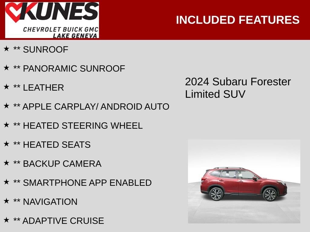 Used 2024 Subaru Forester Limited