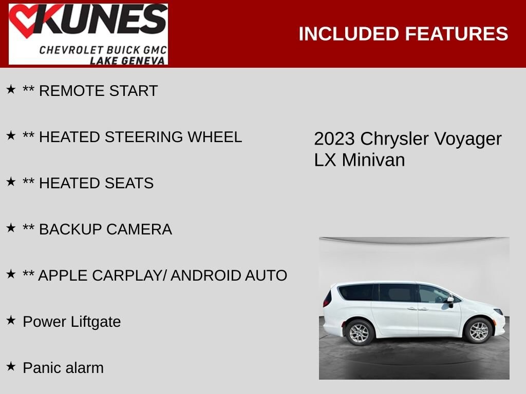 Used 2023 Chrysler Voyager LX