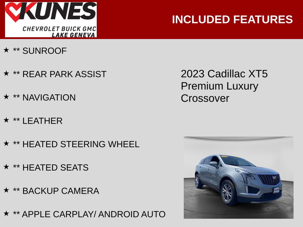 Used 2023 CADILLAC XT5 Premium Luxury SUV