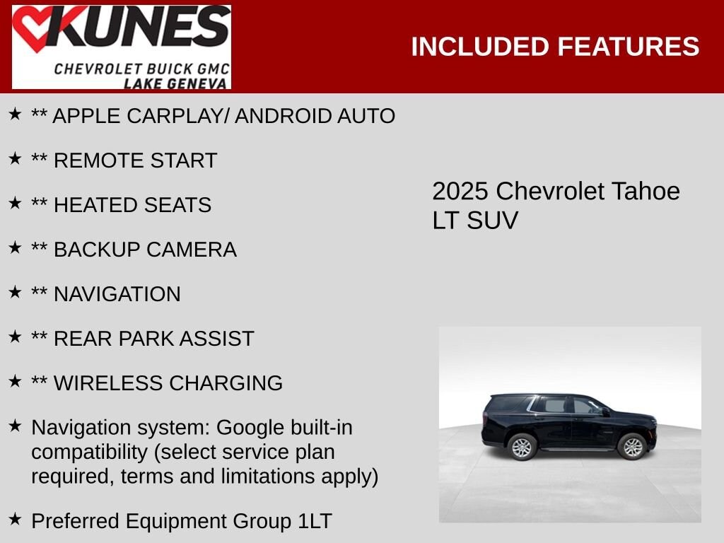 Used 2025 Chevrolet Tahoe LT SUV