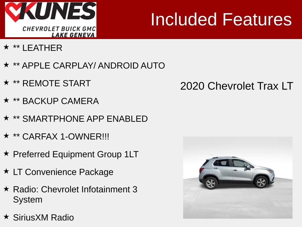 Used 2020 Chevrolet Trax LT SUV