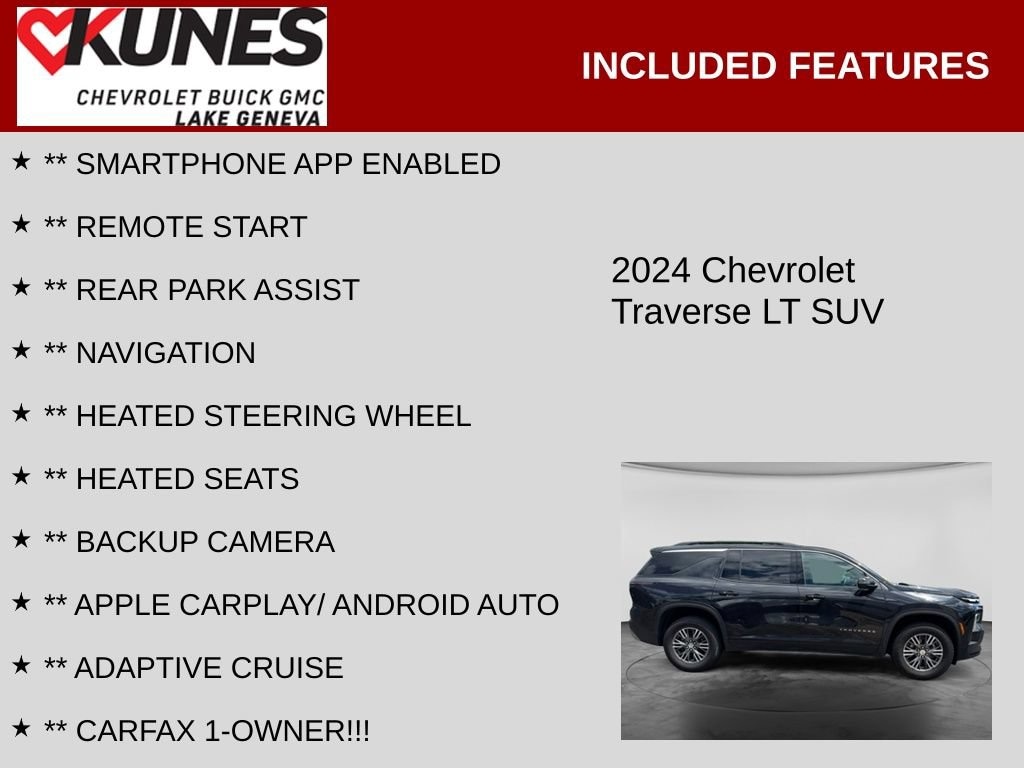 Used 2024 Chevrolet Traverse LT SUV