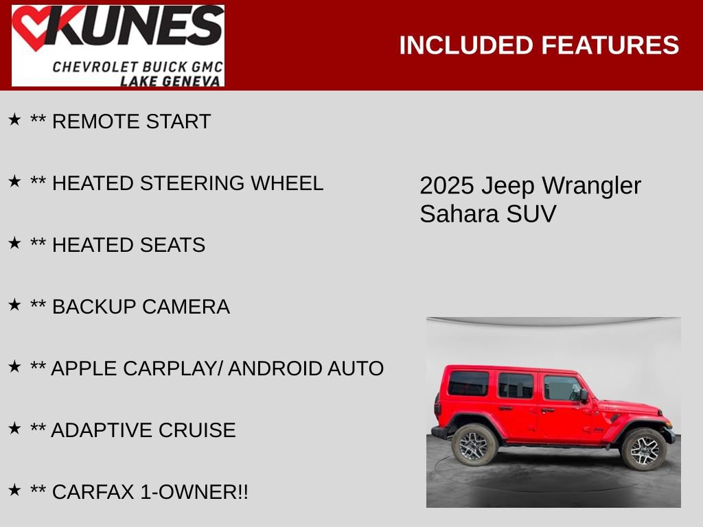 Used 2025 Jeep Wrangler Sahara