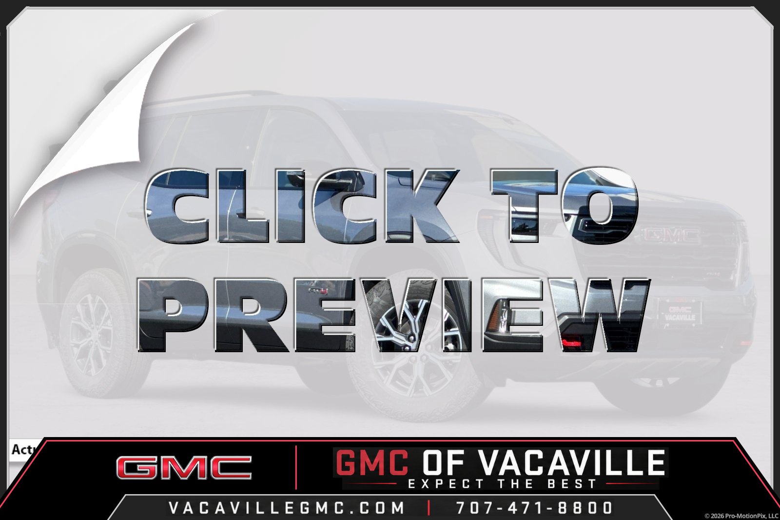 2026 GMC Acadia
