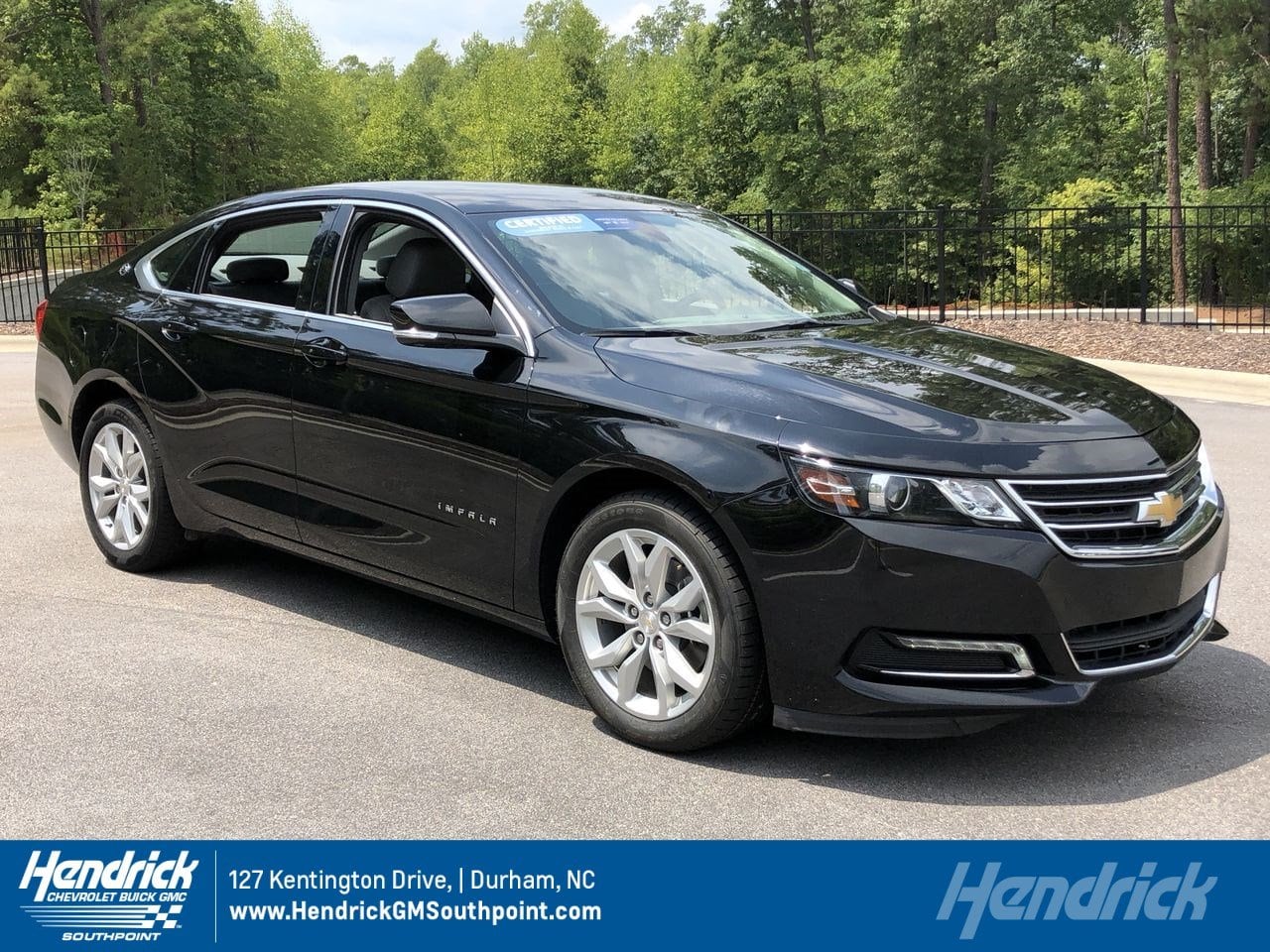 Certified 2018 Chevrolet Impala 1LT with VIN 2G1105S3XJ9167944 for sale in Burlington, VT