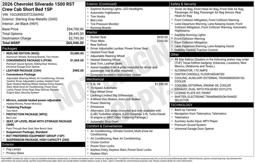 2026 Chevrolet Silverado 1500 RST - Photo 39