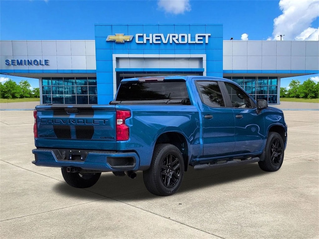 Used 2022 Chevrolet Silverado 1500 Custom Truck Crew Cab