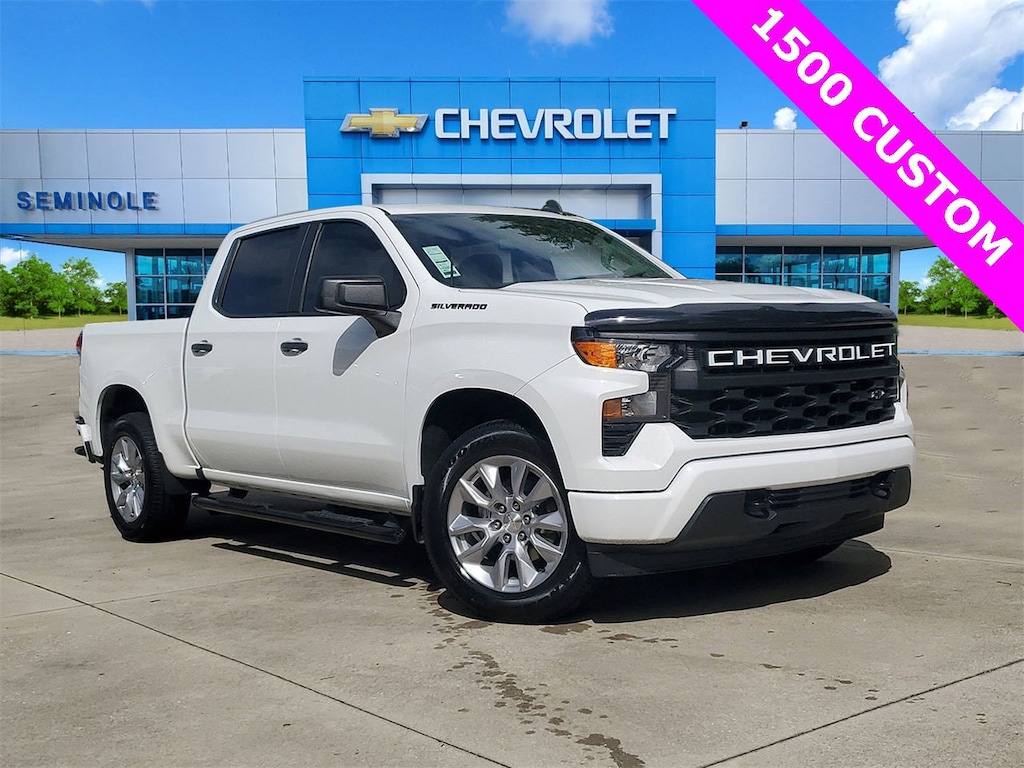 Used 2023 Chevrolet Silverado 1500 Custom Truck Crew Cab