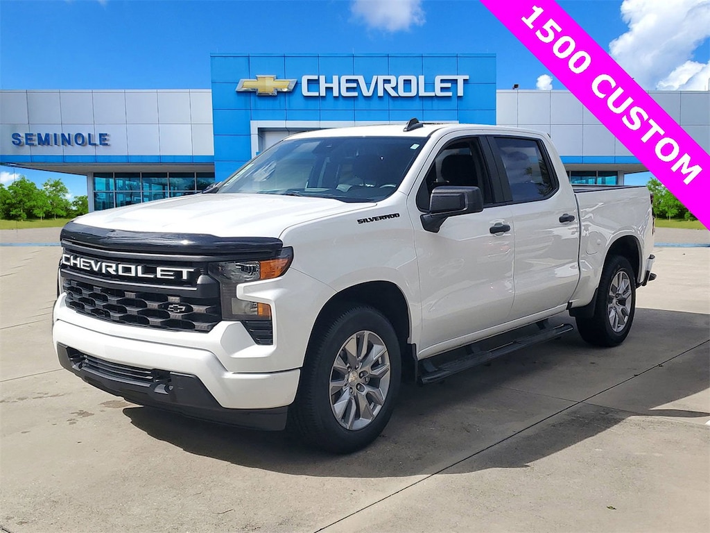 Used 2023 Chevrolet Silverado 1500 Custom Truck Crew Cab