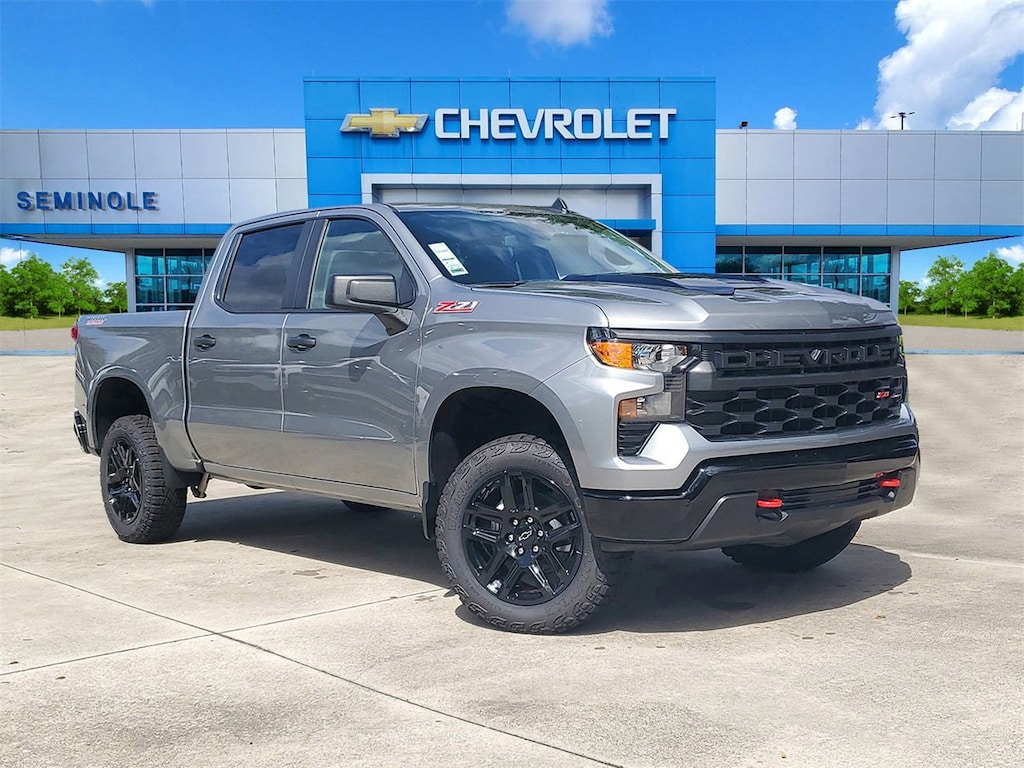 New 2026 Chevrolet Silverado 1500 Custom Trail Boss Truck Crew Cab
