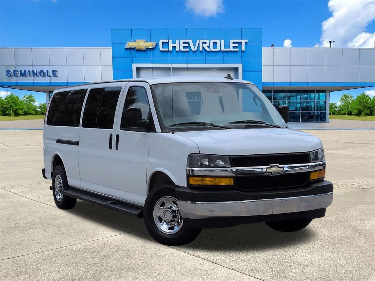 Summit White 2019 Chevrolet Express 3500 LT Extended RWD Van Rear-Wheel Drive Automatic
