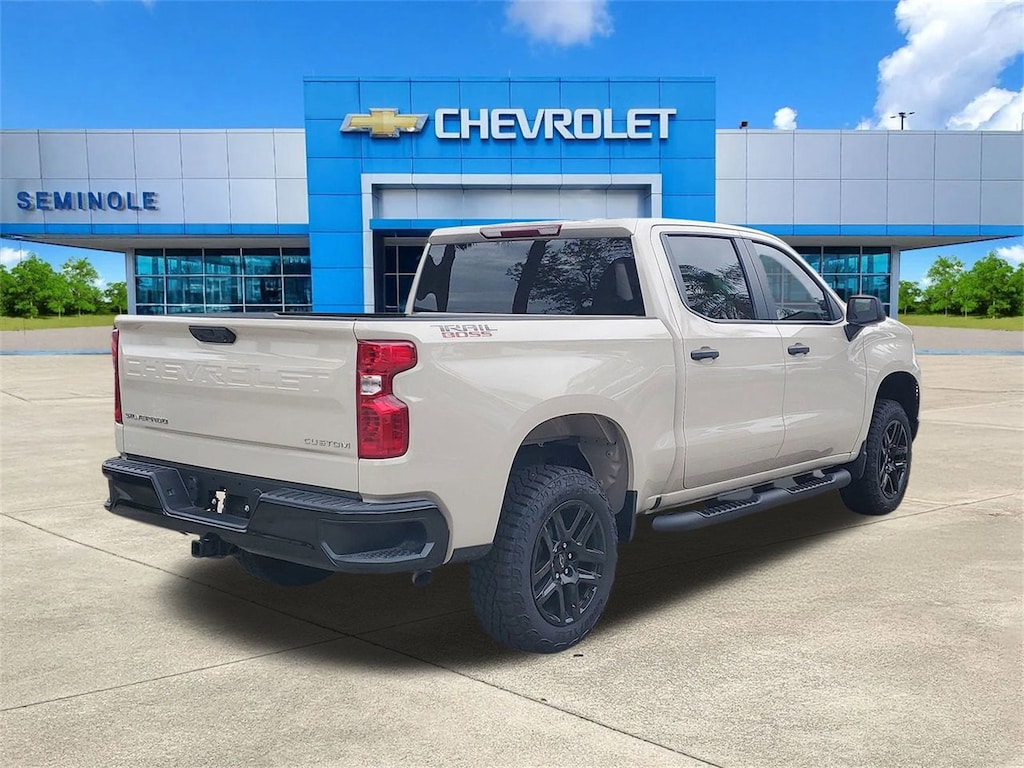 New 2026 Chevrolet Silverado 1500 Custom Trail Boss Truck Crew Cab