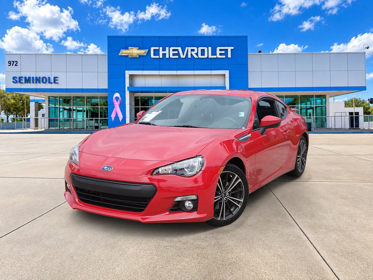 Red 2013 Subaru BRZ Coupe Rear-Wheel Drive Automatic