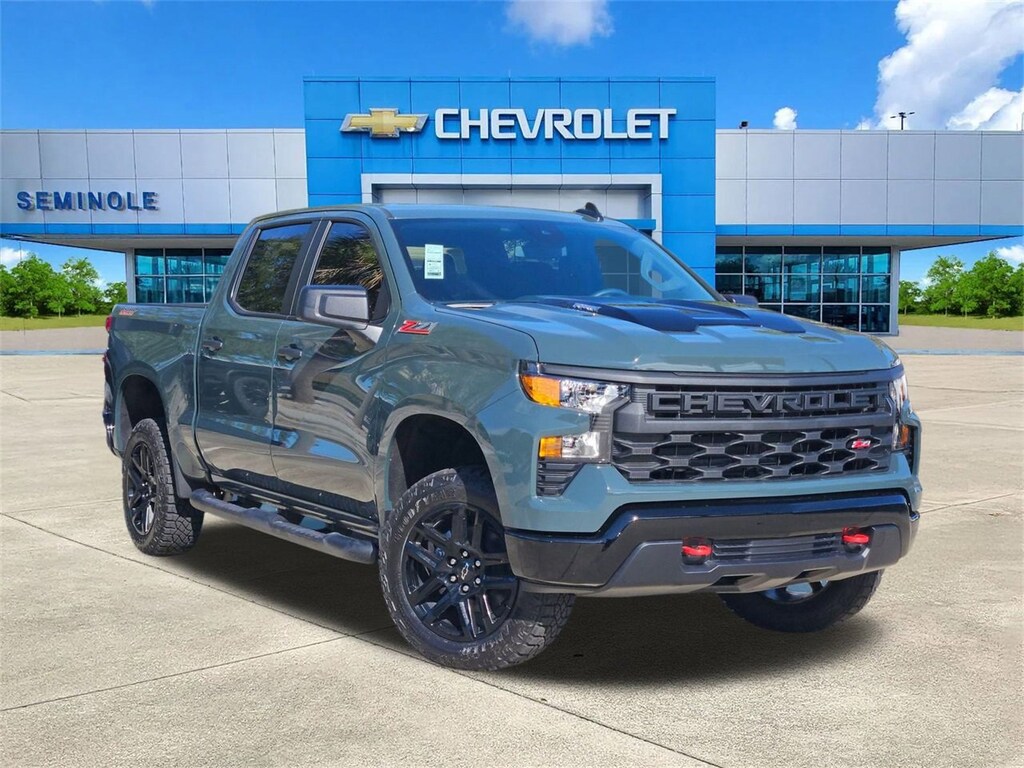 New 2026 Chevrolet Silverado 1500 Custom Trail Boss Truck Crew Cab