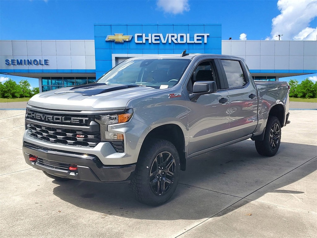 New 2026 Chevrolet Silverado 1500 Custom Trail Boss Truck Crew Cab