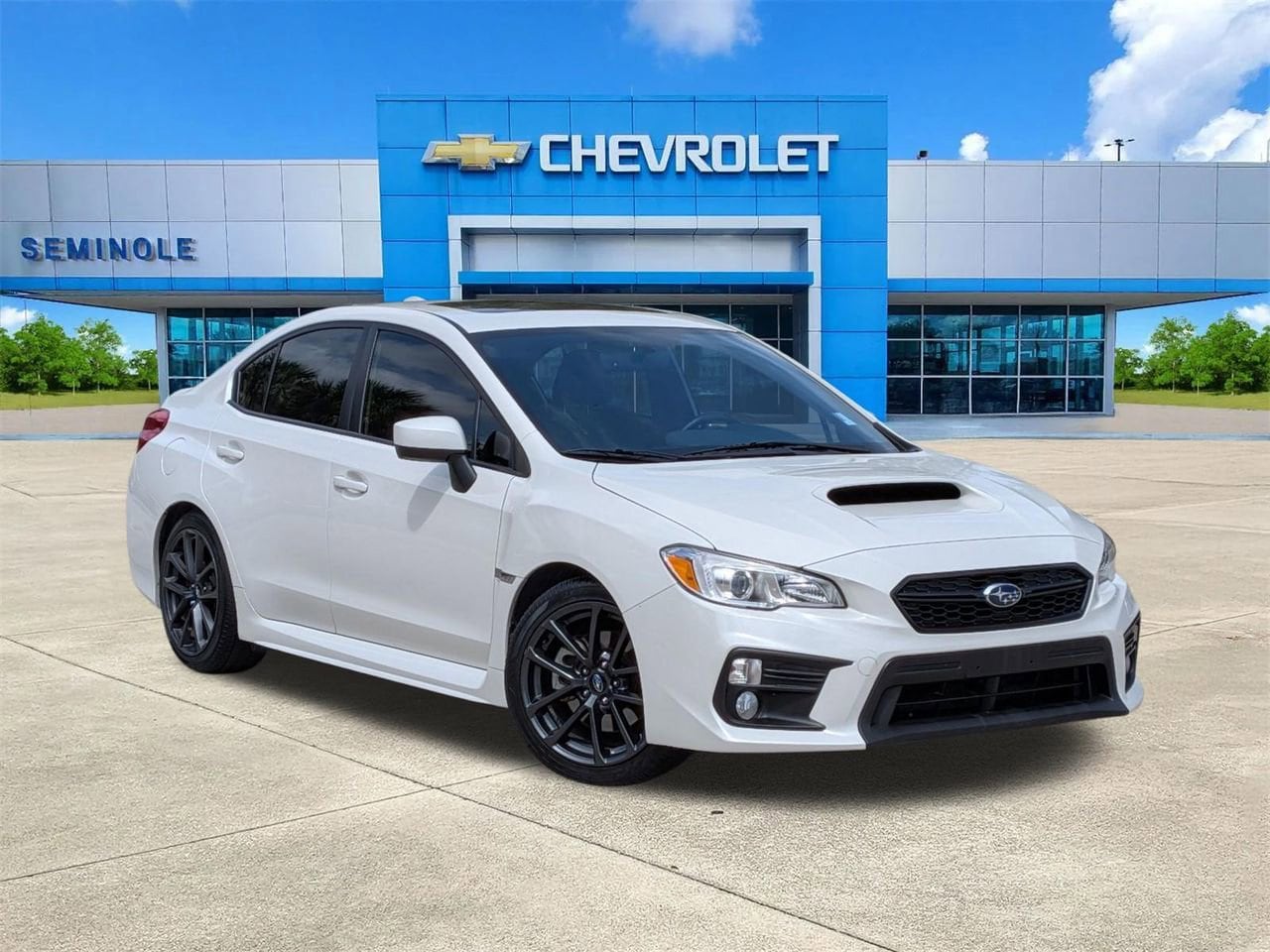 White 2018 Subaru WRX Premium Sedan All-Wheel Drive Automatic