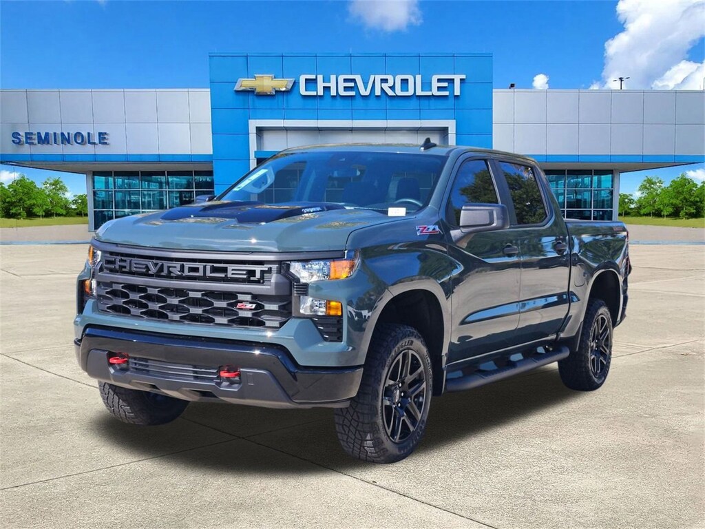 New 2026 Chevrolet Silverado 1500 Custom Trail Boss Truck Crew Cab