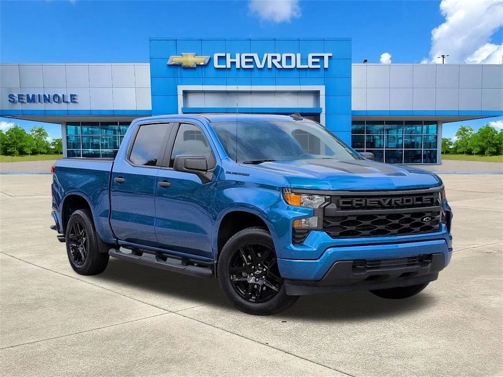 Used 2022 Chevrolet Silverado 1500 Custom Truck Crew Cab