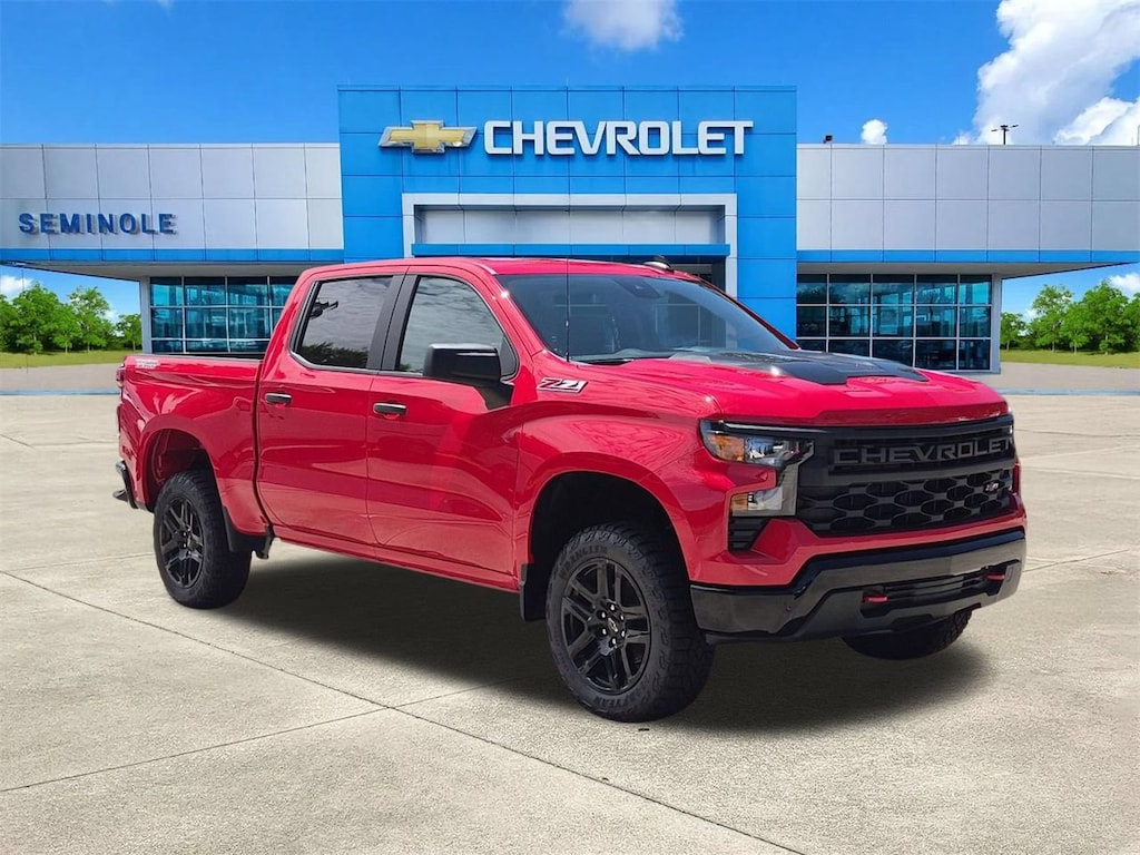 New 2026 Chevrolet Silverado 1500 Custom Trail Boss Truck Crew Cab