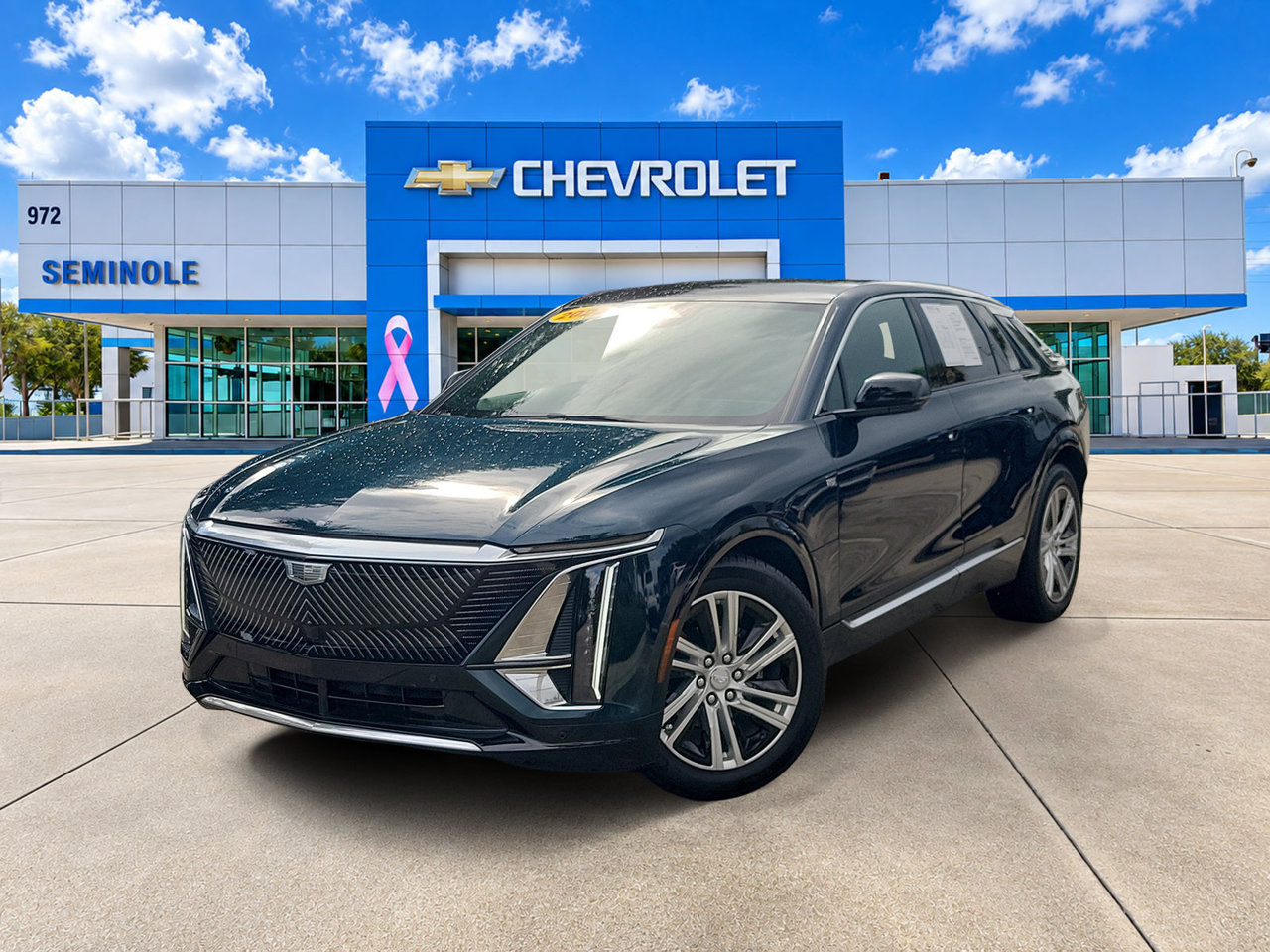 Emerald Lake Metallic 2024 Cadillac LYRIQ SUV / Crossover Rear-Wheel Drive 1-Speed Automatic