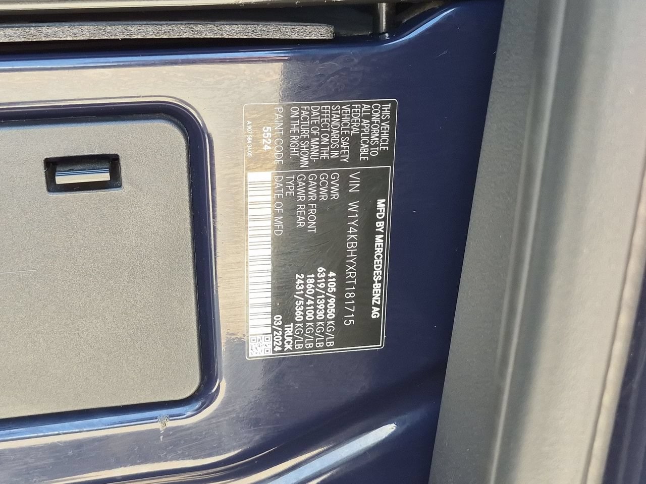 2024 Mercedes-Benz Sprinter Cargo Van Base - Photo 24